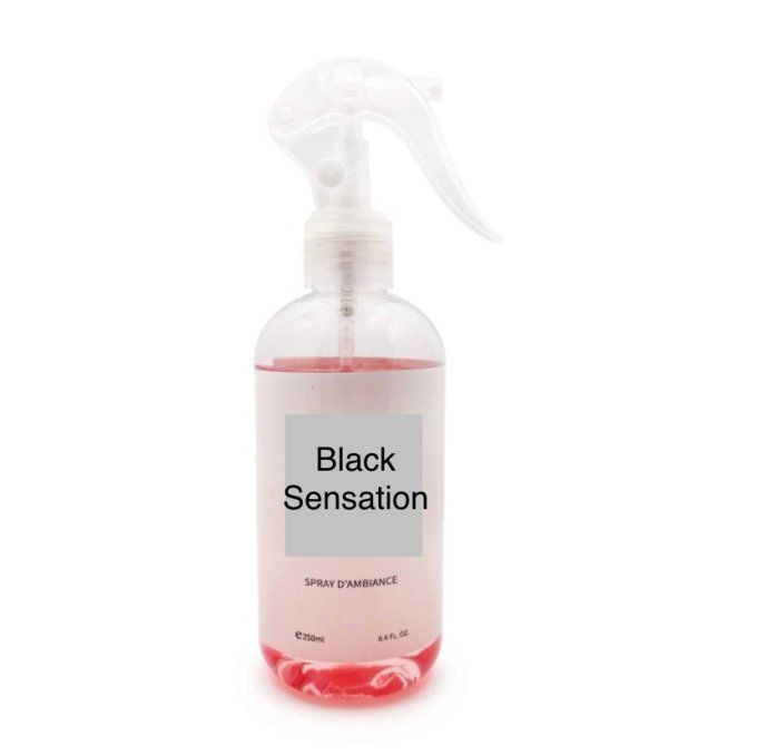 Spray ambiance et textile Black sensation (Black opium )